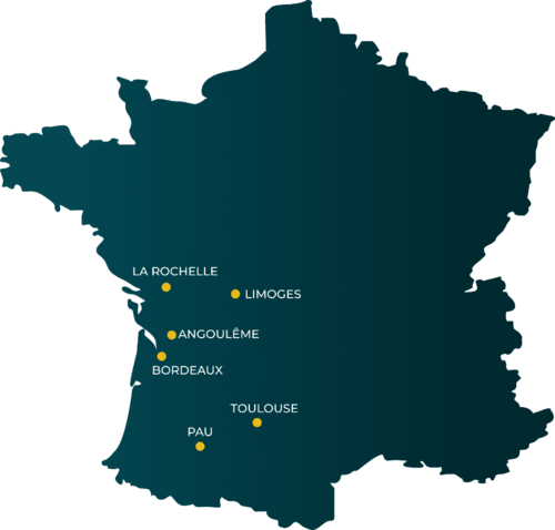 Carte de France localisation IDline